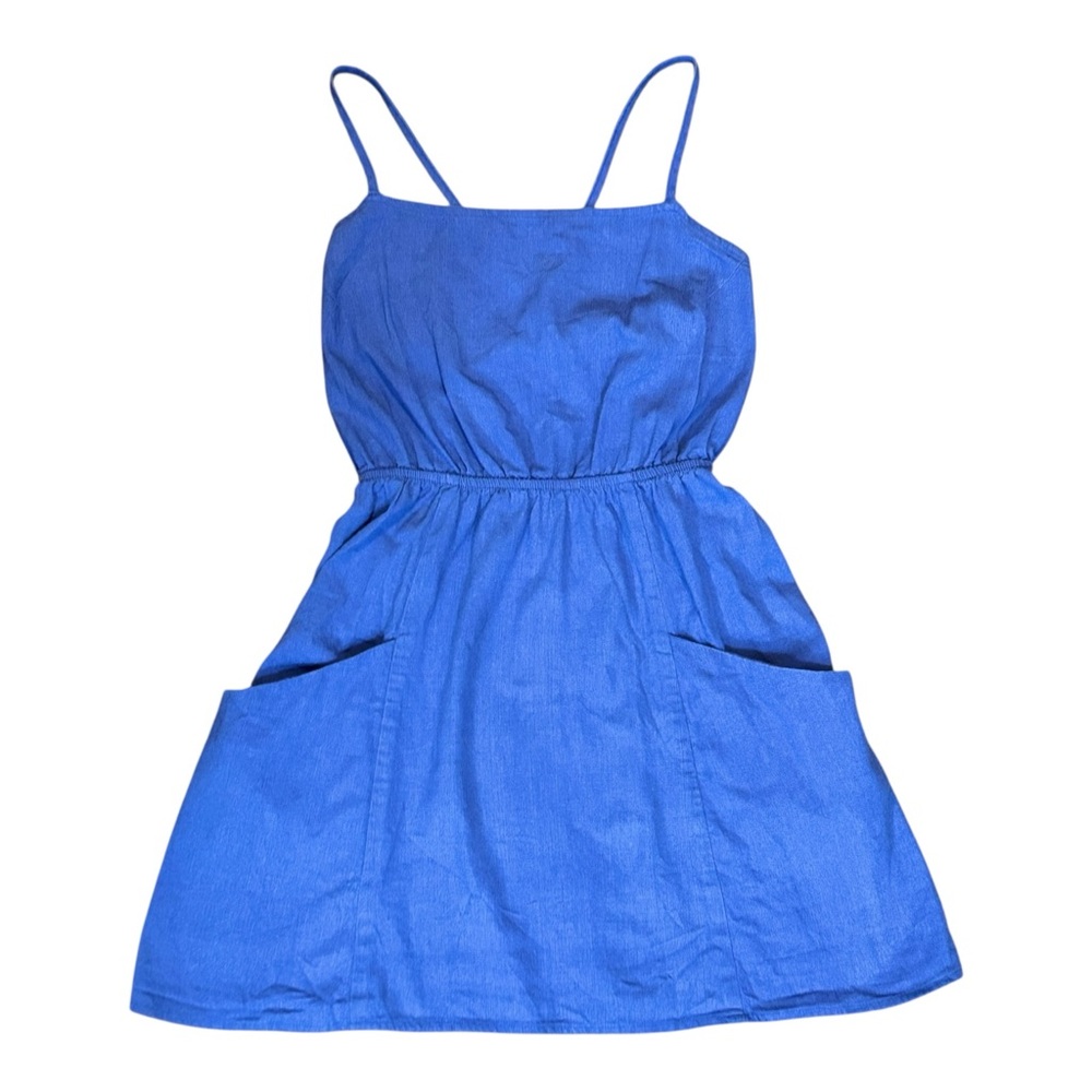 Urban Renewal Women’s Mini‎ Dress M Strappy Blue Sustainable